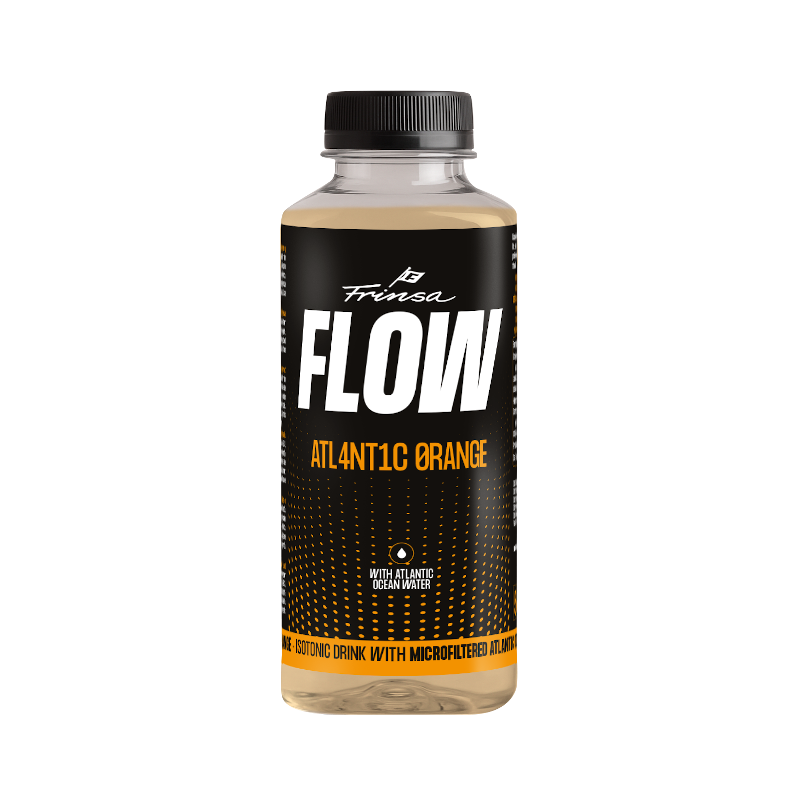 Isotonic drink of orange juice and sea water